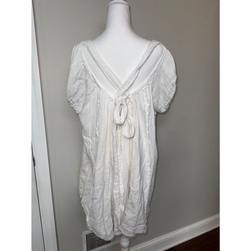 Free People White Boho Peasant Tunic - Picture 8 of 10